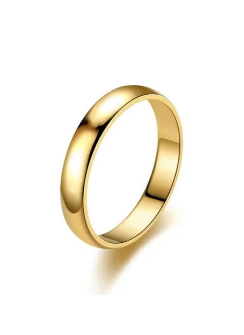 Gold plated engagement ring