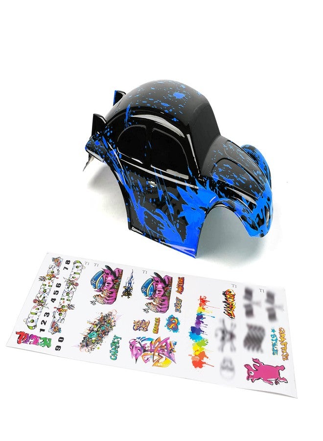 SummitLink Custom Body Compatible for 1/10 1/8 Scale RC Car or Truck (Truck not Included) (Muddy Blue Over Black) - Image 3