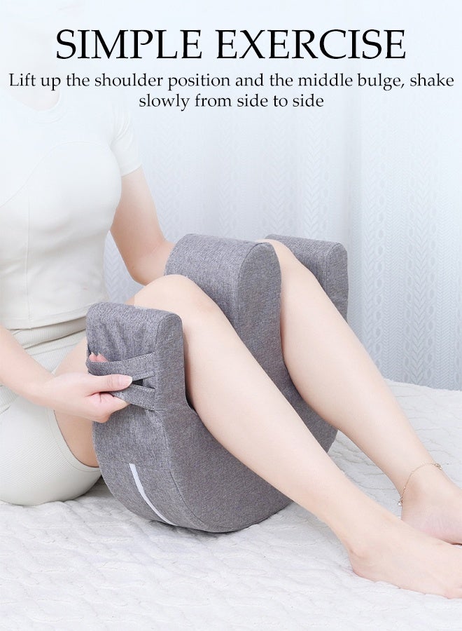 DUNISO Patient Turning Pillow,Multifunctional Elderly Turnover Device，U-Shaped Turn-Over Nursing Device，for Patients Nursing, Caring Lying in Bed Turning Assistant,Grey - Image 5