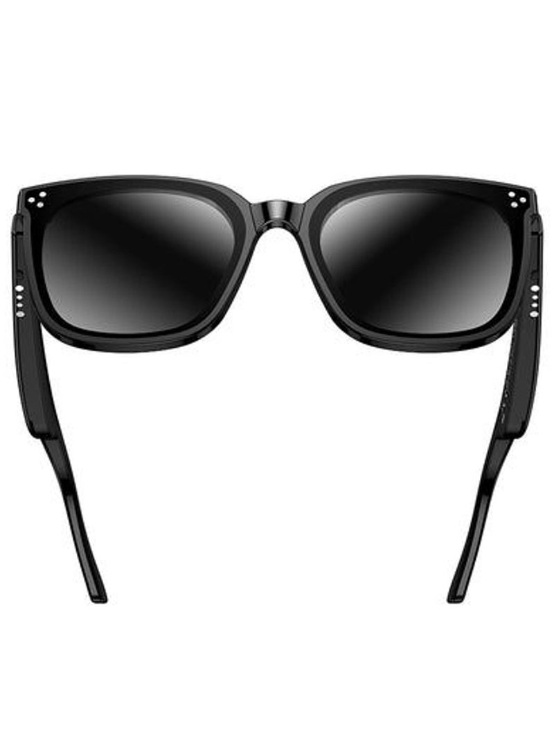 هوكو نظارات شمسية لاسلكية مزودة بتقنية البلوتوث مع صوت مفتوح للأذن، وتشغيل موسيقى، وإجراء مكالمات بدون استخدام اليدين (DI87) - Image 3