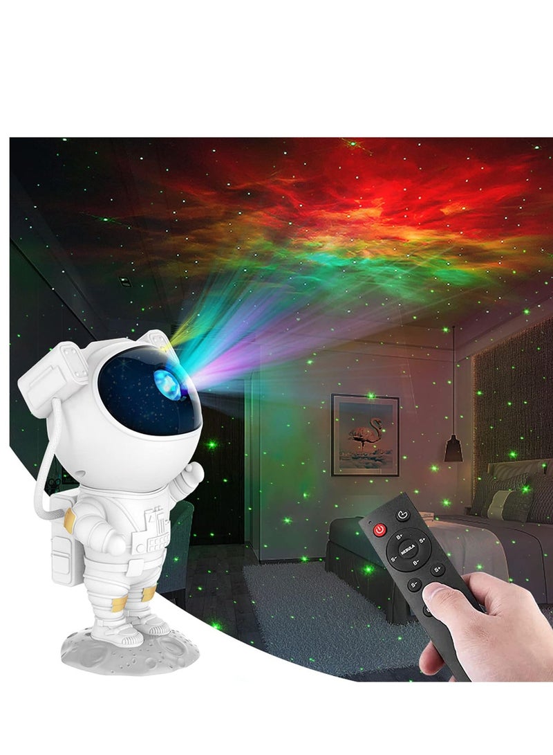 ELTRAZONE Astronaut Star Projector Night Lights, Kids Room Decor Aesthetic,Astronaut Nebula Galaxy Projector Night Light,Remote Control Timing and 360°Rotation Magnetic Head,Lights for Bedroom,Gaming Room Decor - Image 1