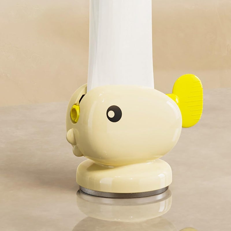 Cute Fish Toothpaste Tube Squeezer for Bathroom, Manual Toothpaste Roller Saver Tool for Kids & Adults, Easy Tube Presser Dispenser for hpaste, Creams & Bathroom Organization - Image 2