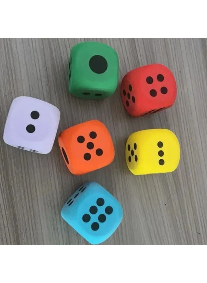 2Pcs Large Soft Foam Dice Set 3 8cm For Learning Play And Room Decor - Image 3