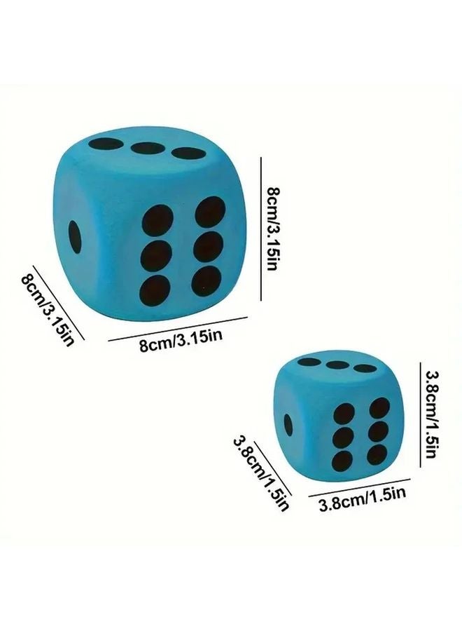 2Pcs Large Soft Foam Dice Set 3 8cm For Learning Play And Room Decor - Image 4