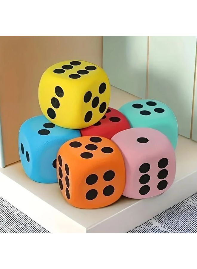 2Pcs Large Soft Foam Dice Set 3 8cm For Learning Play And Room Decor - Image 5