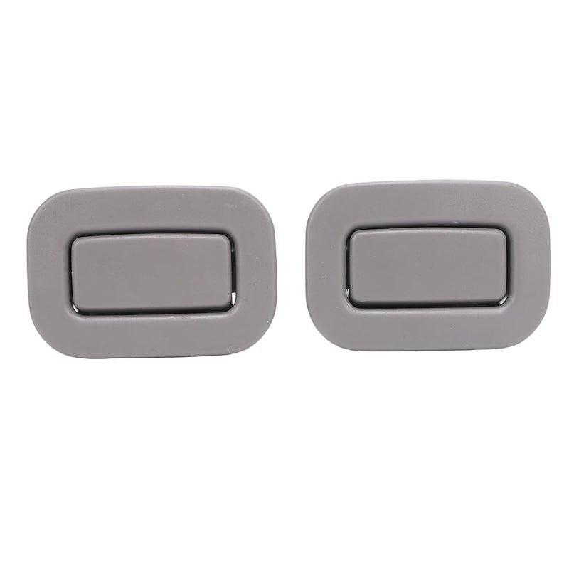 Rear Seat Recliner Button Pair, Grey ABS, Left Right 64328AG011 64328AG001 - Wearproof Durable Construction, Easy Installation, Power Seat Switch Driver Side Replacement - Image 1