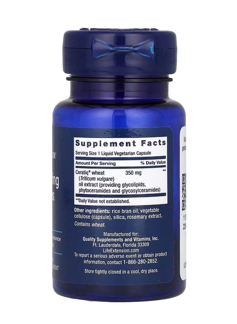 لايف إكستنشن سيراميدات ترميم البشرة لإطالة الحياة 30 كبسولة نباتية سائلة - Image 2