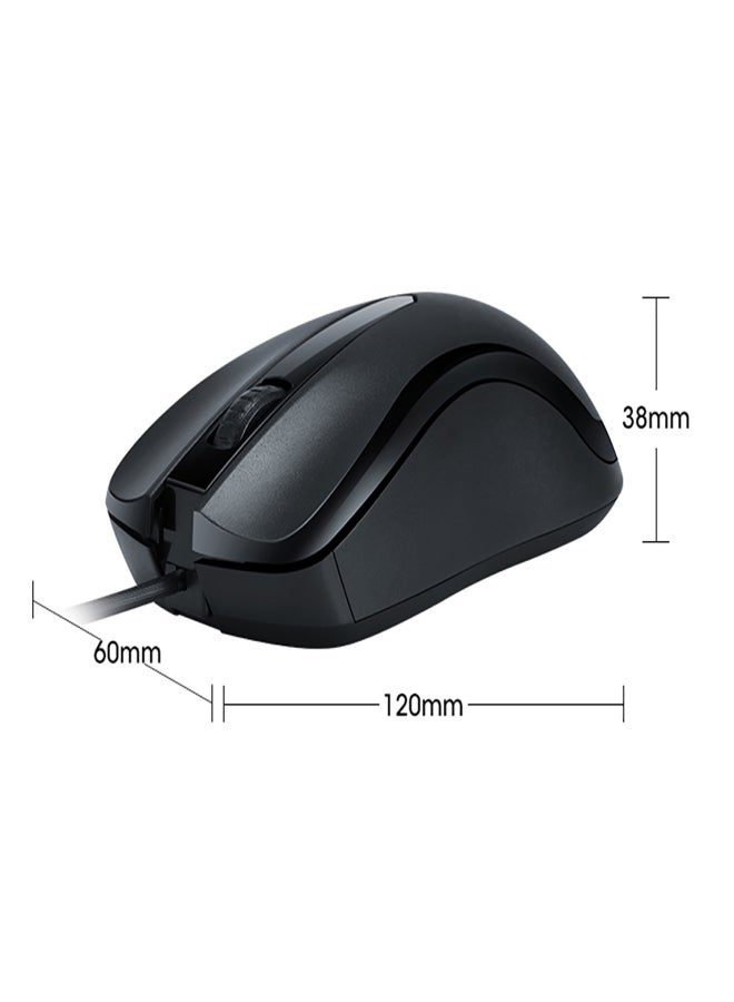 T-WOLF V12 USB Optical Wired with Easy Click Ergonomic Design 1000DPI Premium and Portable Computer Mice Compatible with Windows PC Laptop Desktop for Office and Home - Image 4
