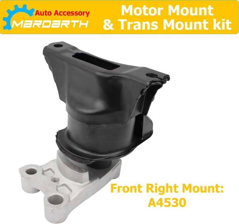 Mardarth Set of 4 Engine Motor and Transmission Mounts for 2006-2010 Honda Civic 1.8L Automatic - Image 4