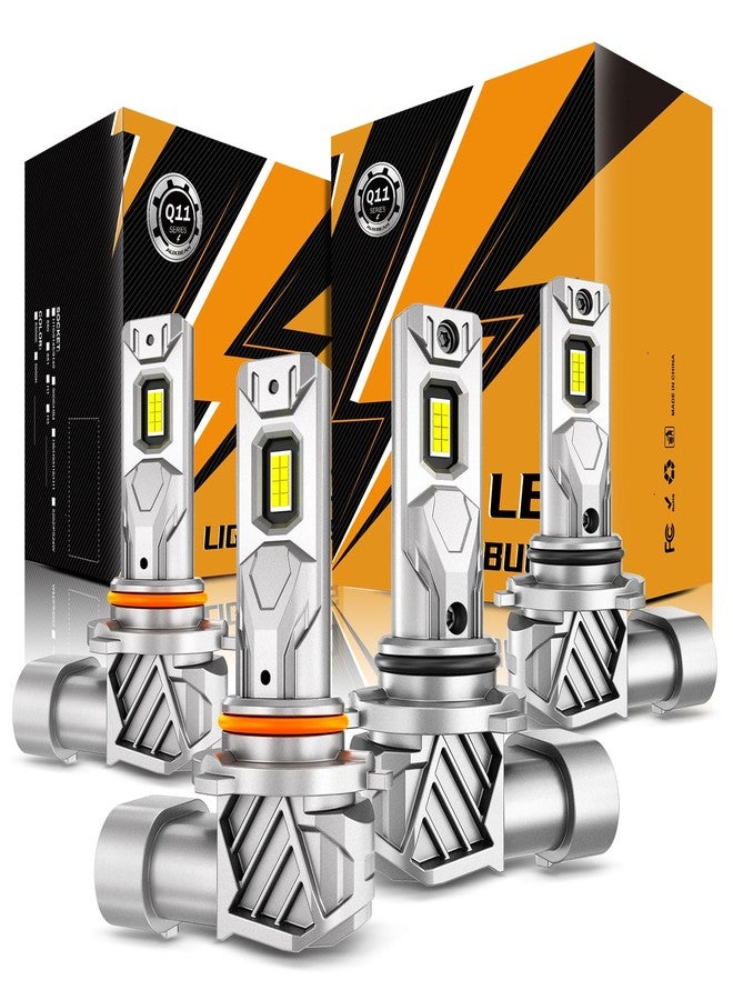 Auxbeam 9005 and 9006 Fog Lights, 500% Brightness, 1:1 Mini Size White Off-Road Fog Lights, Plug and Play - Image 1