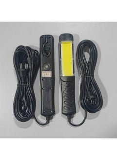 Generic Led Work Light Repair Light COB Auto Repair Light Repair Light Outdoor Light 220v Strong Light Strong Magnetic Repair Light Magnet Light-Power:100 Beads Cob Type 8.5m Red And Black  - Image 1