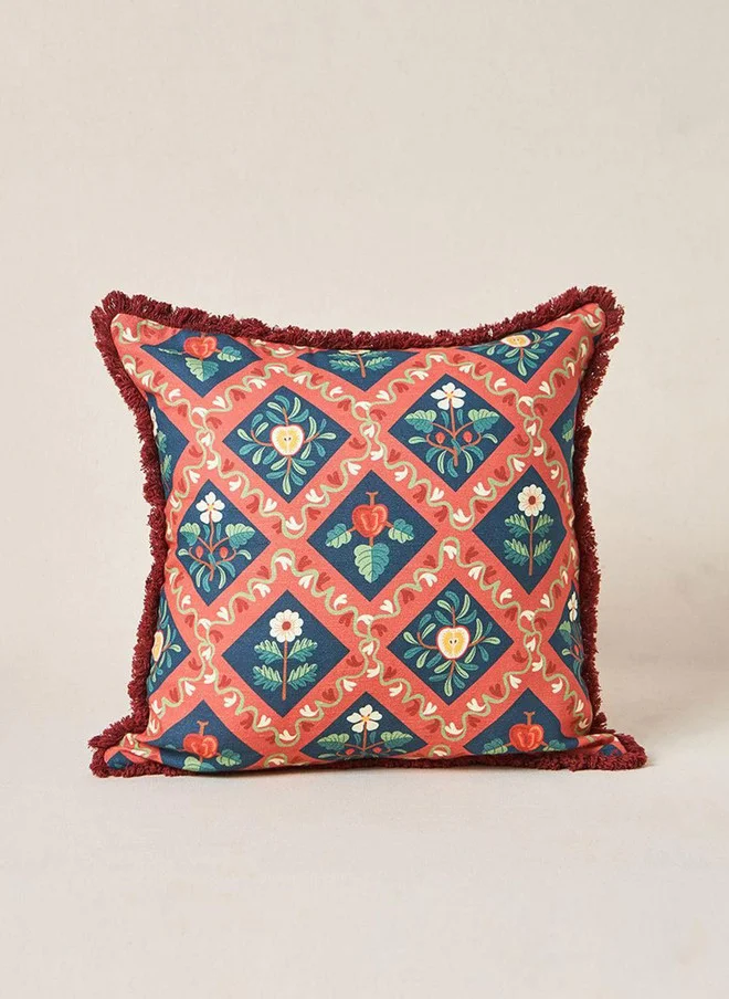 Chumbak Jaali Cushion Cover, 16" | Kashmir Trails