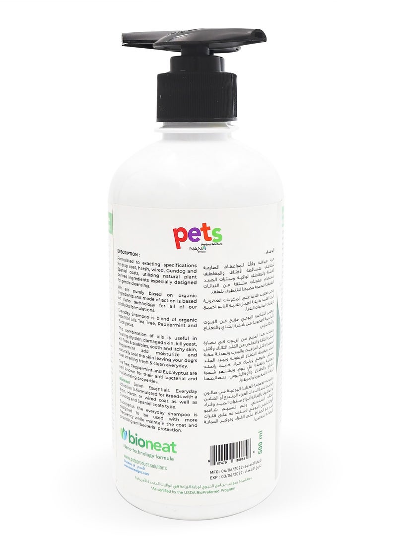 BioNatura Bionatura Pets Everyday Shampoo - 500ml ; Biodegradable , natural  & non toxic  - Image 2