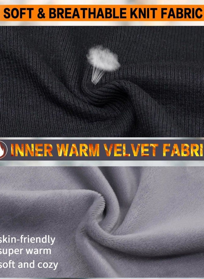 Oliumt Winter Ear Warmer Headband for Men Women Double-Layer Knit Ear Muffs Cover with Fuzzy Lining for Running and Cycling (Army Green, One Size) - Image 3