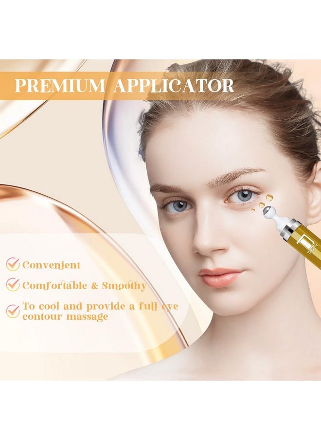 Retinol Eye Serum 360° Roller Retinol Eye Cream With Massage Ball Caffeine And Yeast Under Eye Roller Serum Anti Aging Eye Cream For Dark Circles Puffiness Bags Reduce Wrinkles Fine Lines - https://f.nooncdn.com/p/pzsku/Z0B972076797EC0E5BEF0Z/45/_/1706097780/8fb1a8a0-3940-4289-aee3-461860db81fa.jpg?width=original