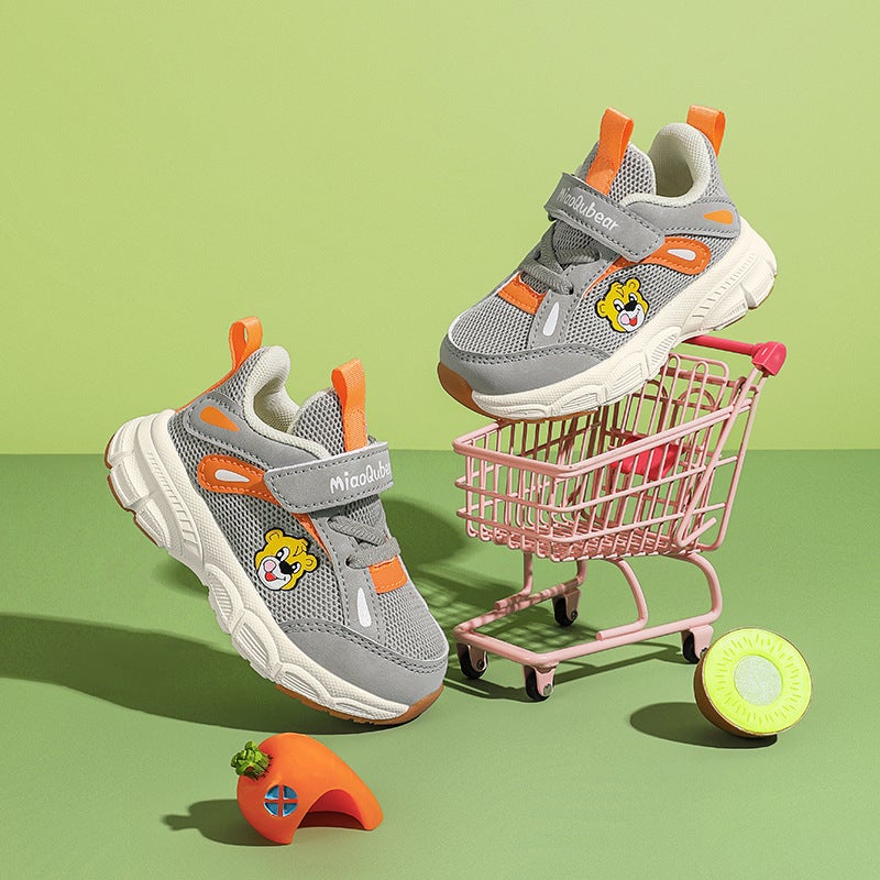 Toddler Toddler Shoes Mesh Shoes For Boys And Girls 2024 New Breathable Children'S Baby Sports Shoes - Image 4