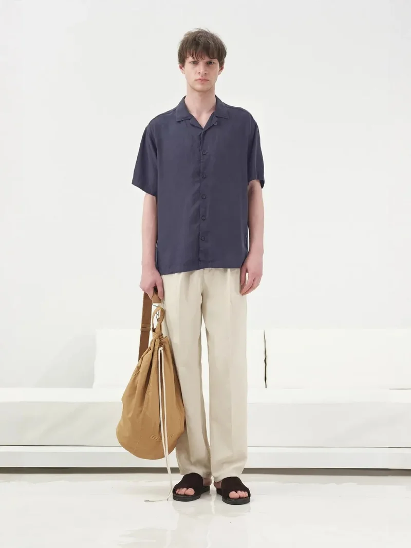 جيستو GIESTO Relaxed Fit Short Sleeve Button-Up Shirt