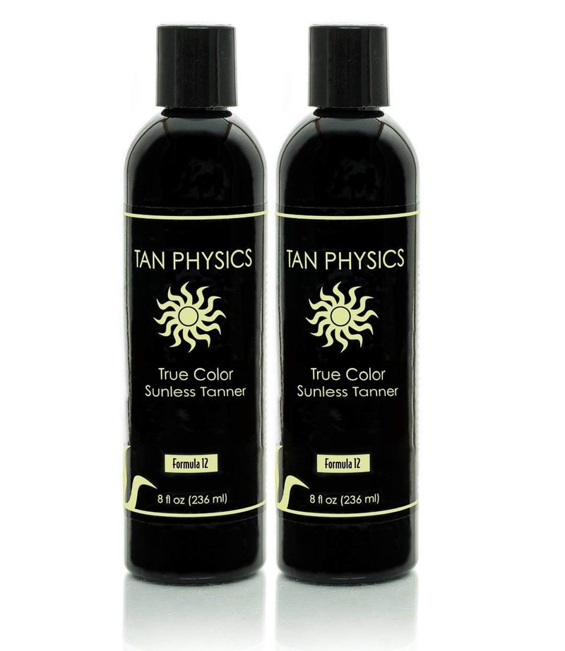 Lot of 2 Tan Physics True Color Sunless Self Tanner Tanning Lotion Tan Physics 2 Pack