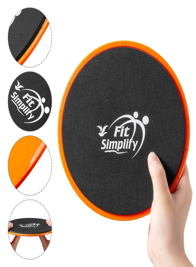 Fit Simplify Core Sliders Abdominal Exerciser with Instruction Guide and Carry Bag - Image 2