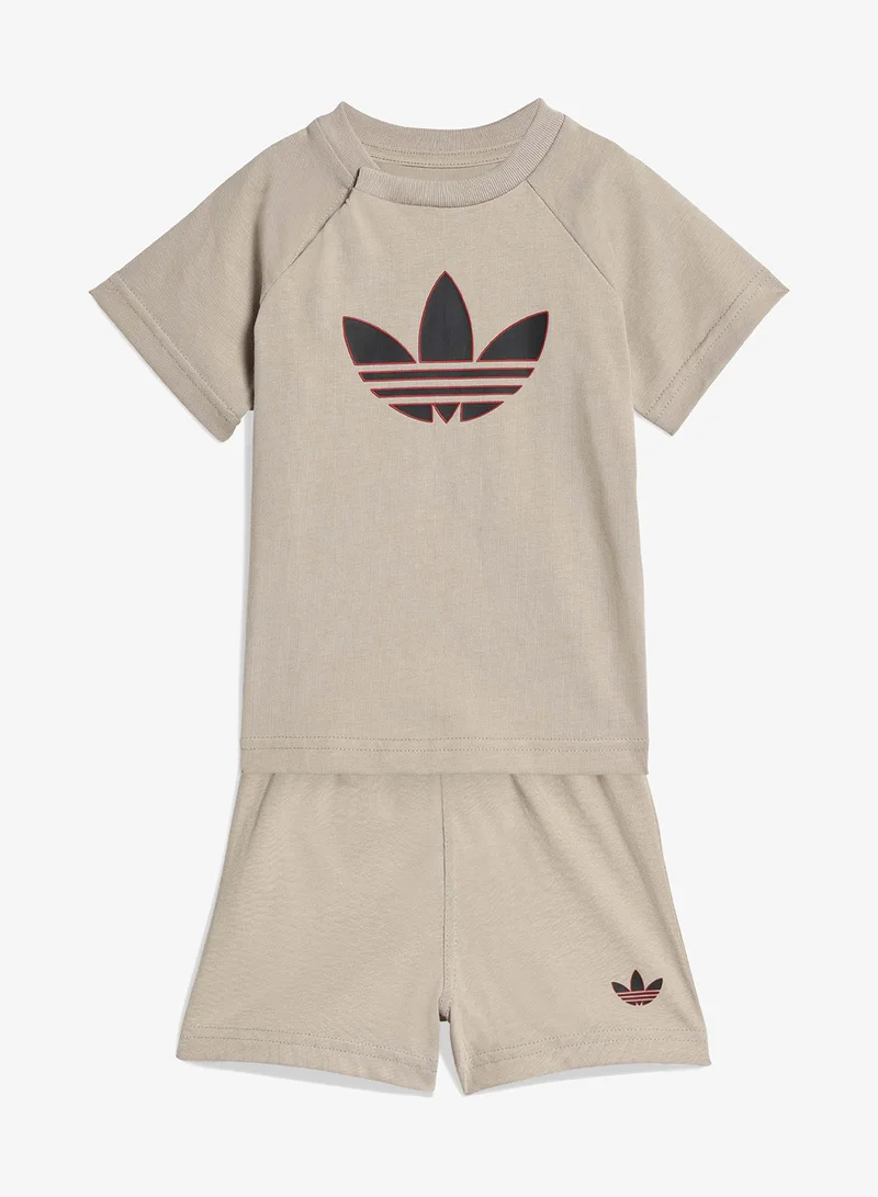 adidas Originals Infant Trefoil  T-Shirt Set