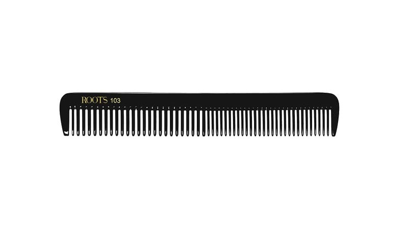 ROOTS - Professional Hair Cutting Comb | Seamless Tooth | Salon Grade - For Men & Women | Ideal for Sectioning & Colouring | Rounded Teeth prevent Hair & Scalp Damage | Model No. 103 - Image 1