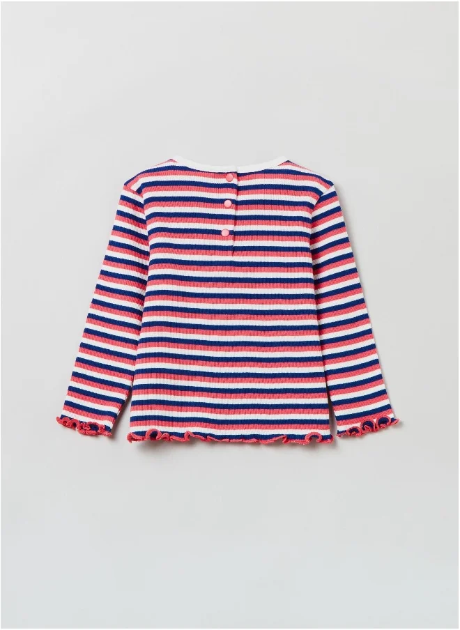 Ovs OVS Striped T Shirt With Long Sleeves
