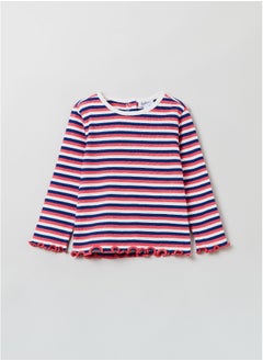 Ovs OVS Striped T Shirt With Long Sleeves  - Image 1