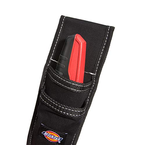 Dickies Utility Knife Sheath for Belt, Durable Canvas with PVC Cut-Resistant Sheath Lining, 2-inch Belt Loop, Black - Image 2