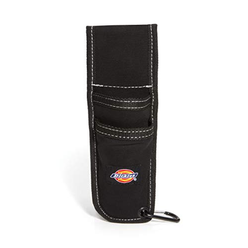 Dickies Utility Knife Sheath for Belt, Durable Canvas with PVC Cut-Resistant Sheath Lining, 2-inch Belt Loop, Black - Image 1