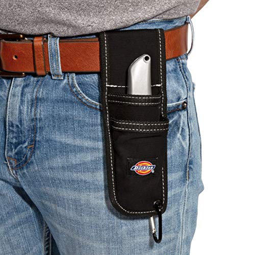 Dickies Utility Knife Sheath for Belt, Durable Canvas with PVC Cut-Resistant Sheath Lining, 2-inch Belt Loop, Black - Image 5