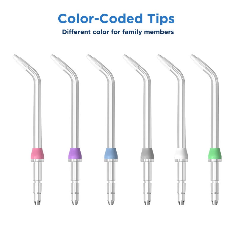 FreFeel Replacement Heads for Waterpik, Replacement Picks for Water Pik Water Flosser (6 Orthodontic Tips) - Image 5
