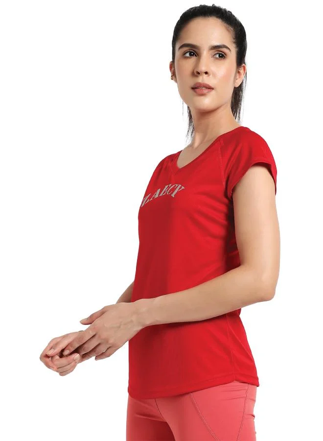 زيسي Women's V neck Short sleeve Tee