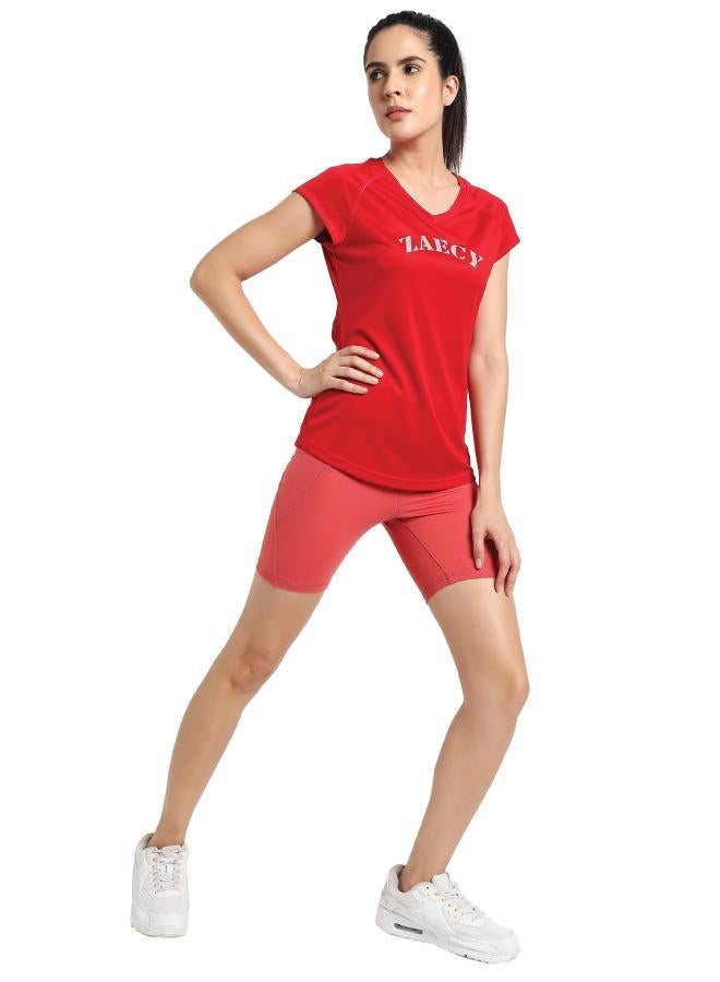 ZAECY Women's V-neck T-shirt - Image 4