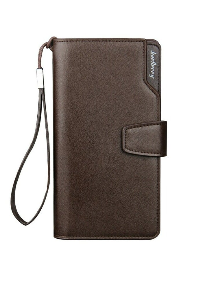 Baellery Business men's clutch wallet - brown