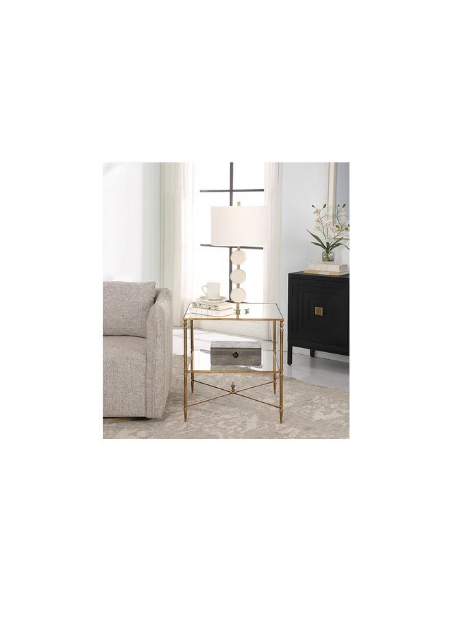 أترموست طاولة جانبية مربعة هنزلر - 66x60 سم - Image 2