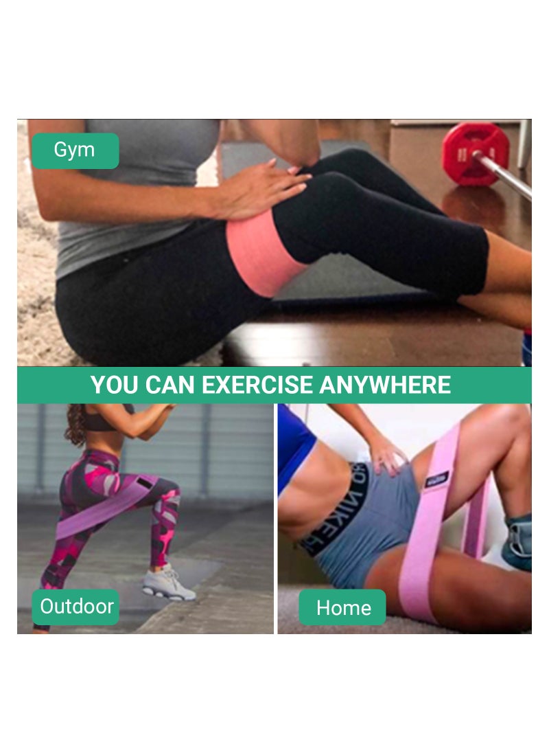 Cactus Fitness - CACTUS FITNESS Resistance Non Slip Thick Power Band (Green)for Hips, Thighs,Legs,Butt,Glutes for Men and Women - Image 1