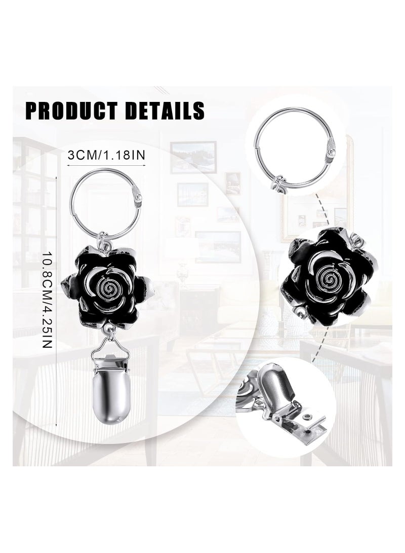 KASTWAVE Hat Clip for Bag, 6Pcs Travel Hat Clip for Women, Vintage Hat Clip Outdoor Travel Accessories Women Hat Companion, Hat Holder for Travel On Bag for Women, Girls, Adults - Image 3