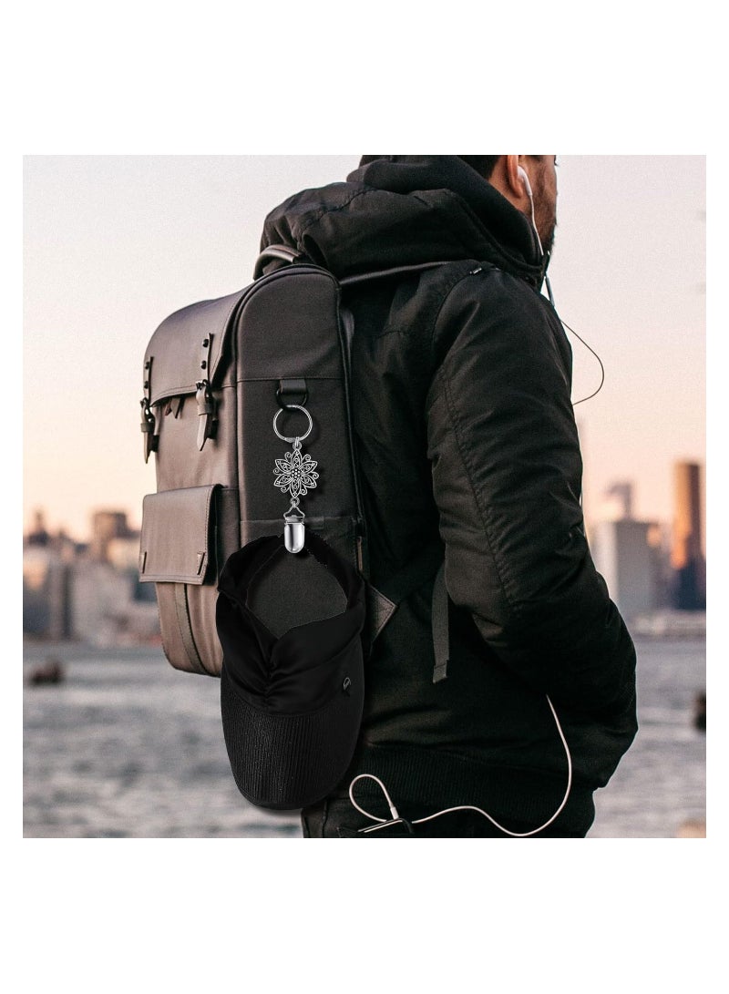 KASTWAVE Hat Clip for Bag, 6Pcs Travel Hat Clip for Women, Vintage Hat Clip Outdoor Travel Accessories Women Hat Companion, Hat Holder for Travel On Bag for Women, Girls, Adults - Image 5