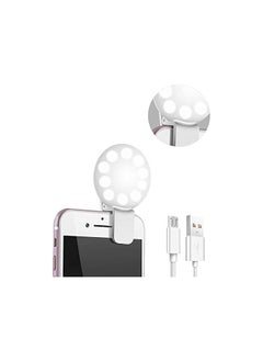KASTWAVE Selfie Ring Clip Light, Mini Selfie Light, Selfie Fill Light Ring For Phone With Led Ring Light, Clip-On Ring Lights, Bright Led Light Perfect For Photos, Videos, & Vlogs, Ideal Gifts For Women  - Image 1