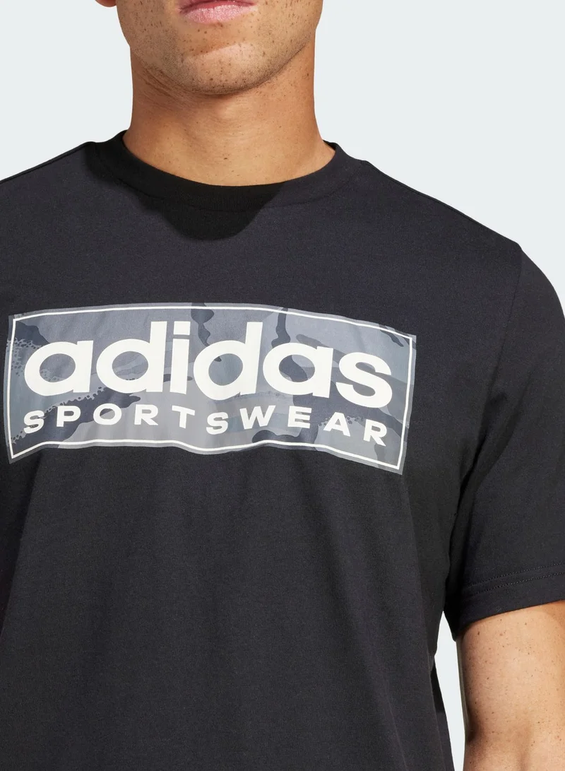 adidas تيشيرت بطبعة كاموفلاج جرافيك