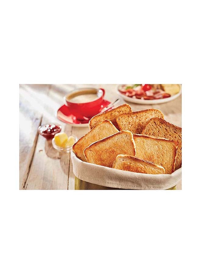 BLACK+DECKER 2-Slice Cool Touch Bread Toaster, Adjustable Browning Control, Defrost/Reheat/Cancel Functions, Removable Crumb Tray, Cord Wrap, Sleek and Compact, 2 Slices 750 W ET125-B5 White/Grey - Image 3