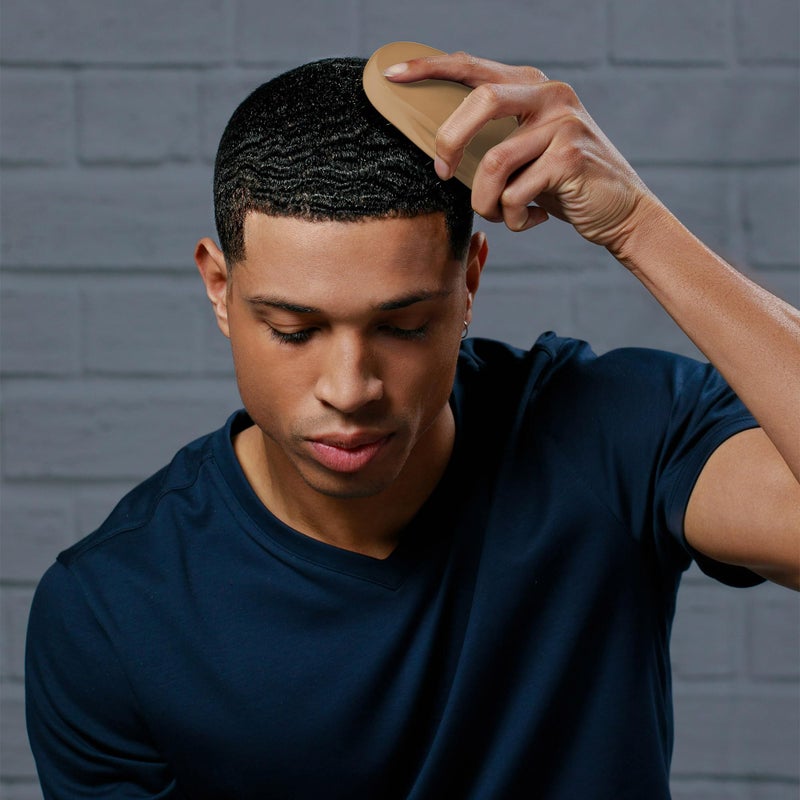 Diane Reinforced Boar Bristle Military Wave Brush for Men and Barbers â€“ Hard Bristles for Thick to Coarse Hair â€“ Use for Detangling, Smoothing, Wave Styles, Restore Shine and Texture - Image 3