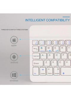Apera Gn-62 Wireless Bluetooth Keyboard Mouse Set Ultra Thin Portable English Q Keyboard  - Image 4