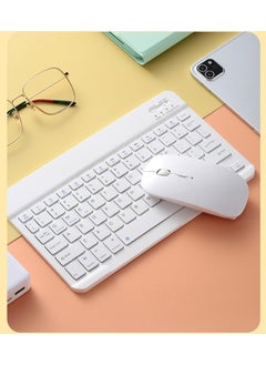 Apera Gn-62 Wireless Bluetooth Keyboard Mouse Set Ultra Thin Portable English Q Keyboard  - Image 1