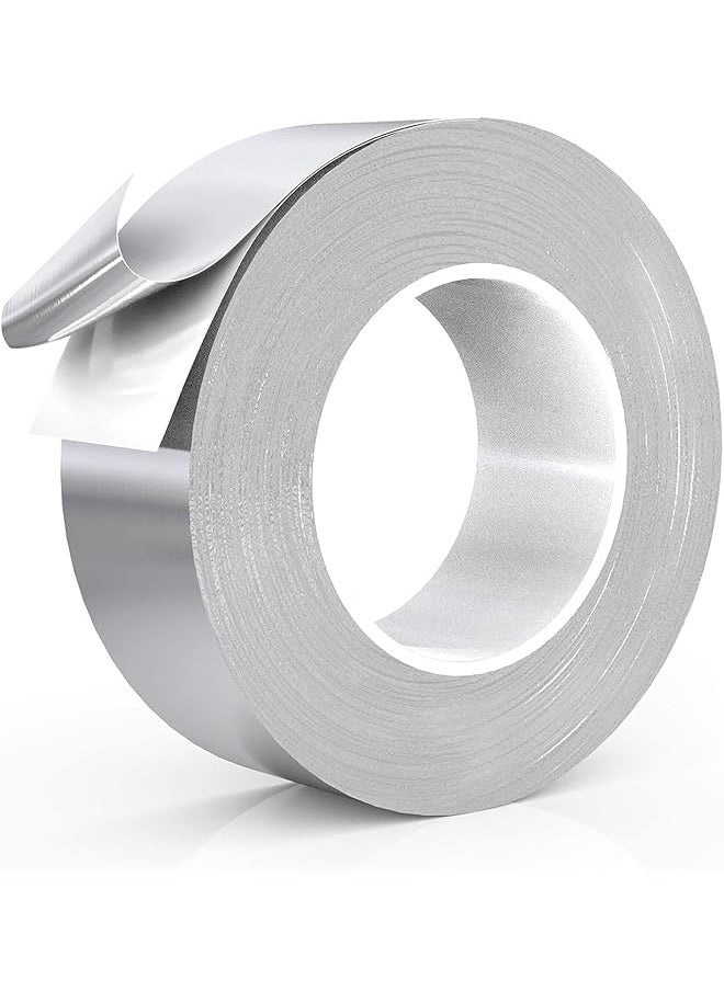 PROMASS - promass Aluminum Foil Tape-2inch x 65 Feet Heavy Duty Metal Tape,Waterproof Insulation Duct Tape,For Pipe Rupture/Window Seal/RV Awning/Roof Leak/Boat Sealing/AC Repairs - Image 1
