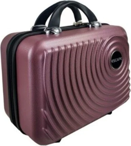 إسكاب TahTicMer Makeup Bag Women's Makeup Handbag Abs Makeup Suitcase Unbreakable Travel Bag with Password Makeup Handbag