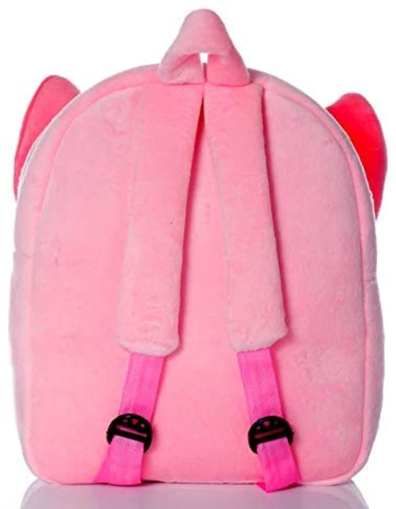 Frantic Kids Velvet School Bag soft plush standard Cute Backpack Baby Girl Preschool Mini Travel Bags Ideal for Baby Girl & Baby Boy & Toddlers Picnic Carry Travelling Bags (2-5 Years) - Image 3