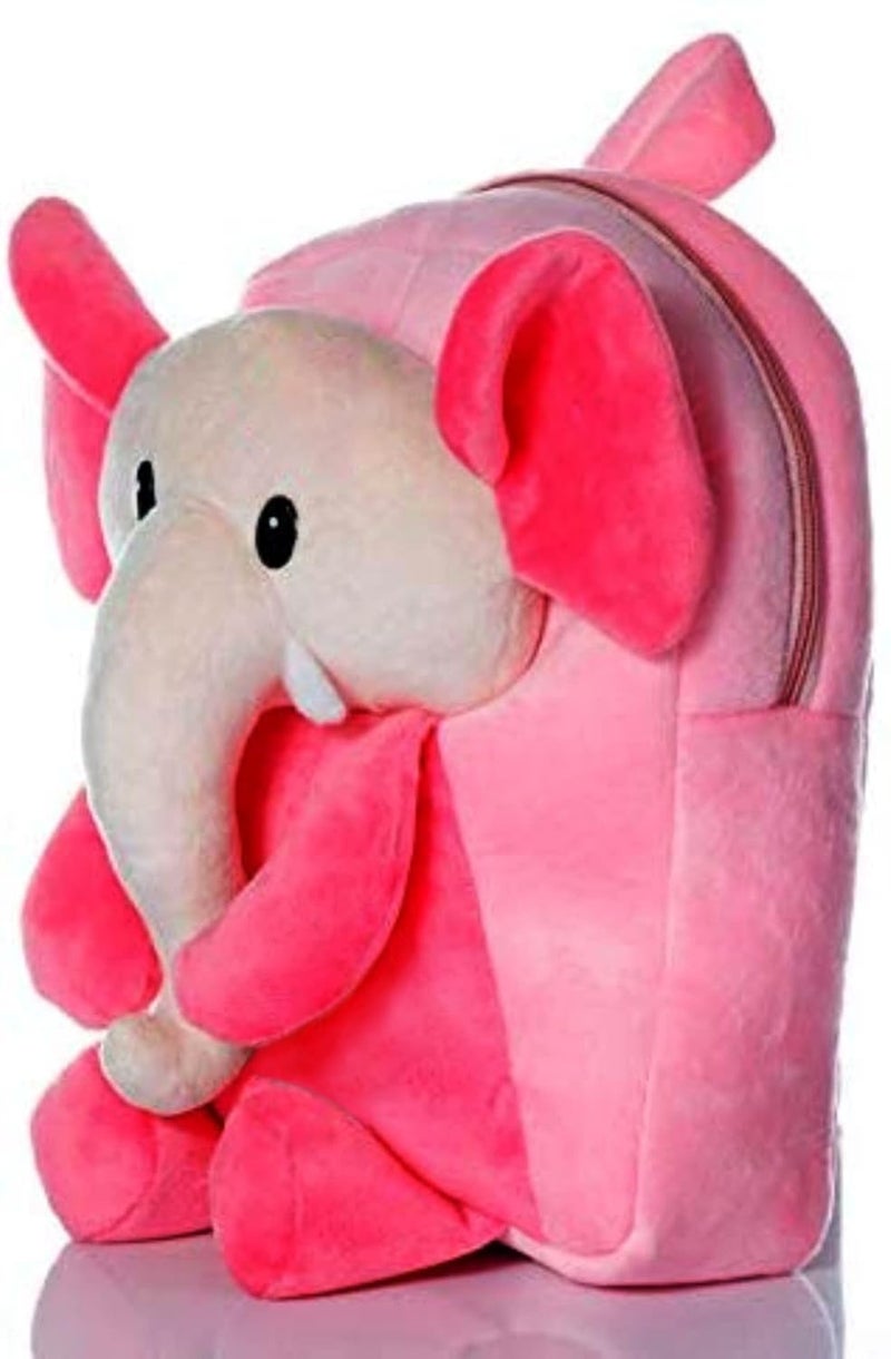 Frantic Kids Velvet School Bag soft plush standard Cute Backpack Baby Girl Preschool Mini Travel Bags Ideal for Baby Girl & Baby Boy & Toddlers Picnic Carry Travelling Bags (2-5 Years) - Image 2