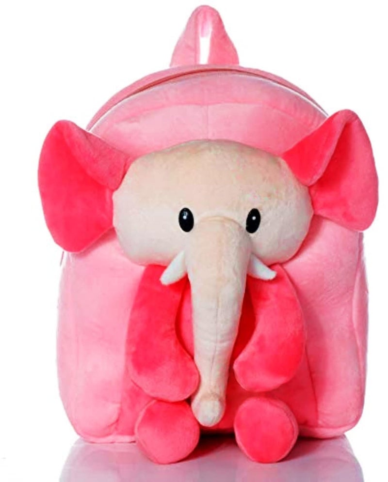 Frantic Kids Velvet School Bag soft plush standard Cute Backpack Baby Girl Preschool Mini Travel Bags Ideal for Baby Girl & Baby Boy & Toddlers Picnic Carry Travelling Bags (2-5 Years) - Image 1