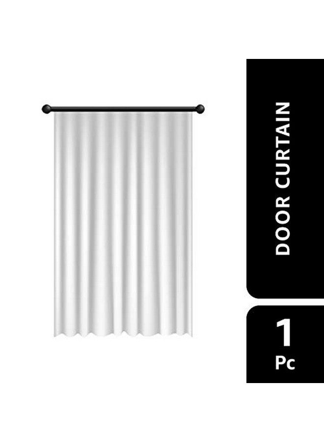Kuber Industries Plastic AC Door Curtain, 1 mm 7 Feet, White, 1 Piece(Blackout) - Image 4